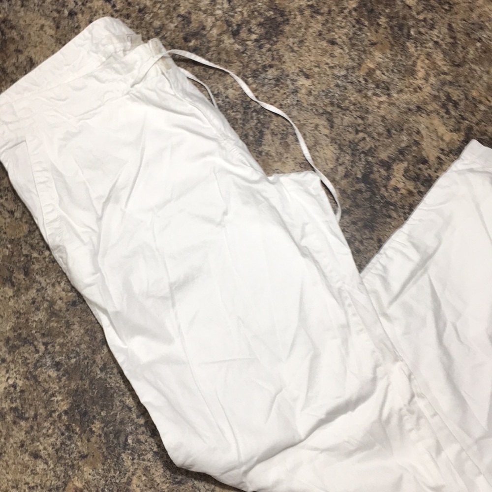 NEW WITHOUT TAGS LOFT WHITE BEACHCOMBER PANTS sz10